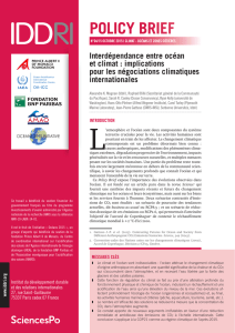 Interdépendance entre océan et climat