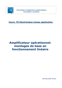 L`amplificateur opérationnel