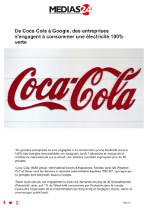 De Coca Cola à Google, des entreprises s`engagent à
