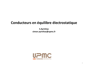 Conducteurs en équilibre électrostatique