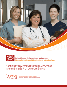 normes et compétences pour la pratique infirmière liée à la