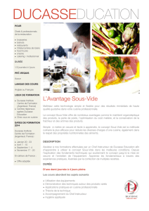 Sous Vide Brochure_Short version FRENCH