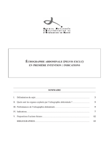Échographie abdominale
