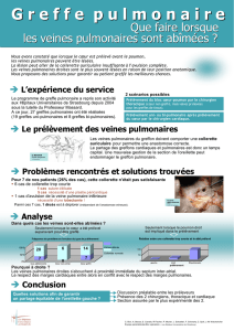 Greffe pulmonaire - Les Hôpitaux Universitaires de Strasbourg