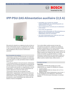 IPP-PSU-2A5 Alimentation auxiliaire (2,5 A)