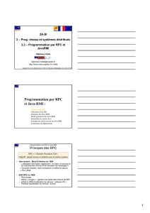 Programmation par RPC et Java-RMI