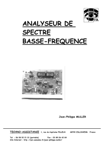 analyseur de spectre basse-frequence