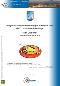 Diagnostic des émissions de gaz à effet de serre