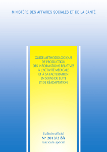 Bulletin officiel - Ministère des Affaires sociales et de la Santé