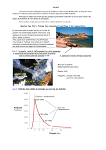 Partie I La Corse est une île montagneuse de près de 9 000 km2