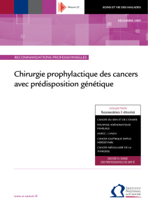 Le rapport sur le cancer du sein - Réseau de Cancérologie d`Aquitaine