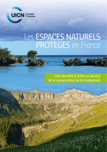 les espaces naturels proteges en France