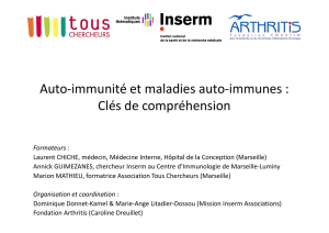 Auto-immunité et maladies auto-immunes