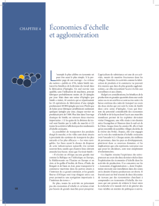 Économies d`échelle et agglomération