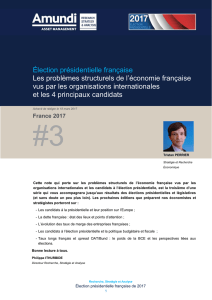 Élection présidentielle française Les problèmes structurels de l