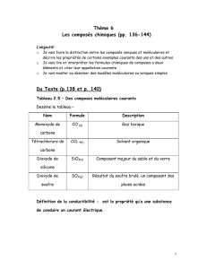 Thème 6 Les composés chimiques (pp. 136