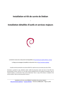 installation Debian