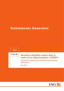 Instruments financiers