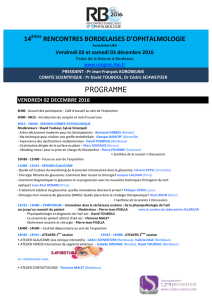 programme - Congrès RBO 2017