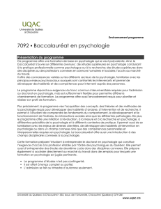7092 Baccalauréat en psychologie