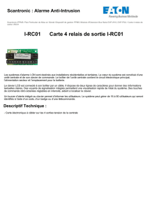 I-RC01 Carte 4 relais de sortie I-RC01