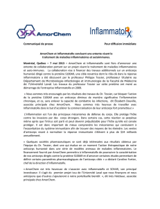 InflammatoRx, Dr. Philippe Tessier