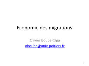 Economie des migrations