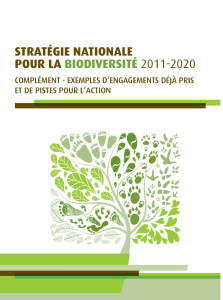 stratégie nationale pour la biodiversité