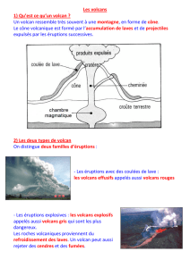 leçon les volcans - Blogs de l`académie d`Amiens