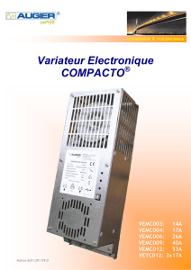 Variateur Electronique COMPACTO