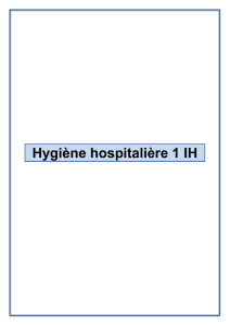 Hygiène hospitalière 1 IH - section