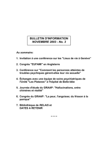 Novembre 2003 No. 3 - Association Le Relais