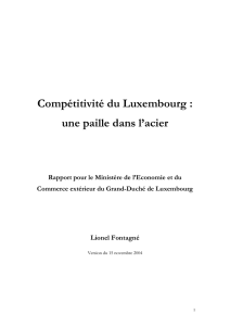 rapport Fontagné - Luxembourg Institute of Science and Technology