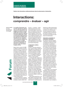 Interactions - pharmaSuisse