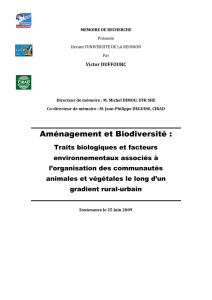 Aménagement et Biodiversité - Agritrop