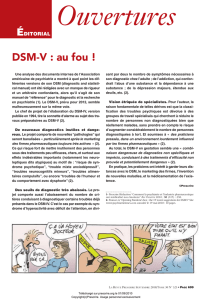 DSM-V : au fou !