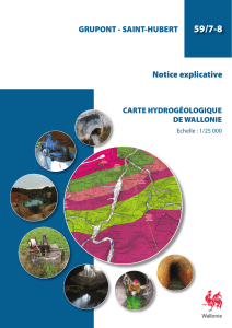 Carte hydrogéologique de Grupont - Saint-Hubert 59/7-8