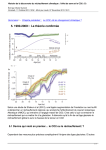 Histoire de la découverte du réchauffement climatique