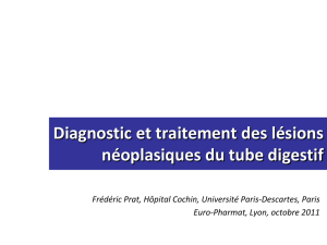 Diagnostic et traitement des lésions néoplasiques - Euro