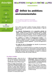 4 Définir les ambitions environnementales - Région Rhône