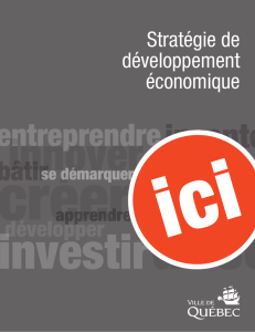 Stratégie de développement économique