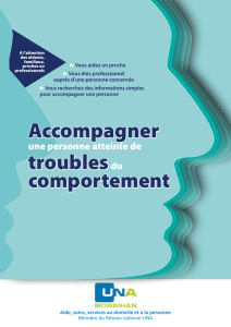 Accompagner troublesdu comportement