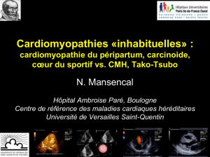Rencontres Franco-Espagnoles de Cardiologie Cardiologie et Sport