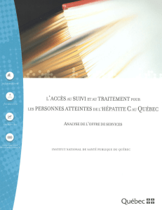 L`accès au suivi et au traitement pour les personnes