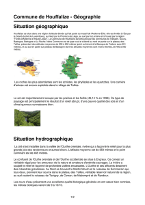 Commune de Houffalize - Géographie Situation géographique
