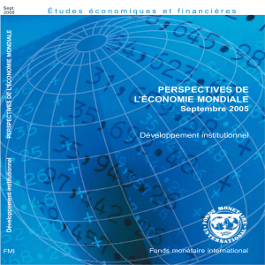 Perspectives de L`économie Mondiale -- Septembre 2005