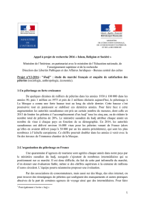 Hadj : étude du marché français et enquête de satisfaction