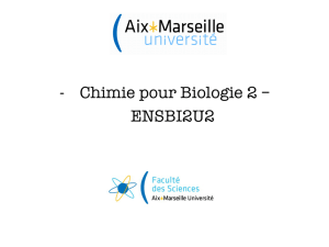 Chimie pour Biologie 2