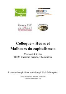 Le capitalisme de Schumpeter est-il d`actualité