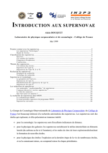 introduction aux supernovae